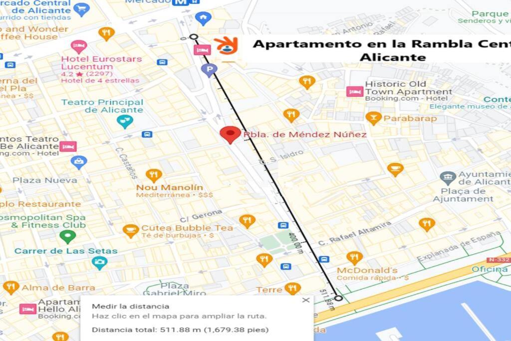 Apartamento Centro Rambla Alicante A Exteriér fotografie